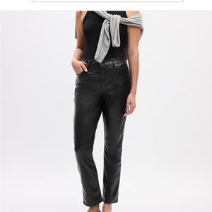 Gap Vegan Leather Pants